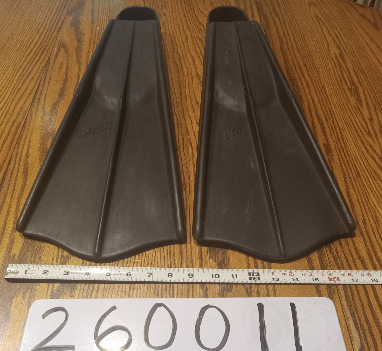 Vintage XL Voit Duck Feet Giant UDT Swimaster Swim Fins SCUBA  SEALS Extra Large