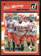 2016 Donruss #316 Eric Murray Press Proofs Red