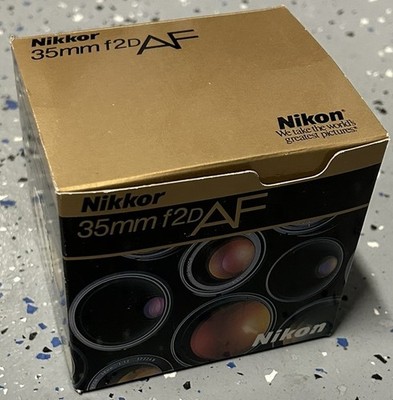 Nikon AF NIKKOR 35mm F/2D, with original box
