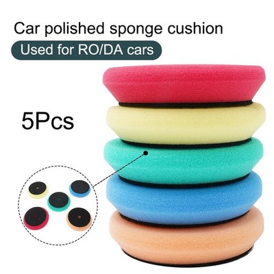 5 Pack 3 inch Waxing Pad Sponge Polishing Foam Pads for RODA Car Polisher