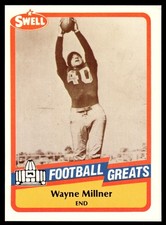 1989 SWELL GREATS WAYNE MILLNER WASHINGTON REDSKINS #60
