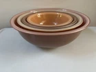 Vintage Pyrex Corning Glass USA Mixing Bowl Set of 4 Nesting Bowls