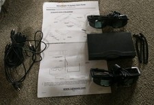 Wirtualny zestaw słuchawkowy 3D i-Glasses 1998 z kablem, synchronizacja, kable, zapasowe nauszniki