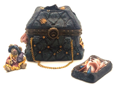 BOYDS UNCLE BENS TREASURE BOXS MARY LOU'S BOTTOMLESS PURSE W/BINGO MCNIBBLES  