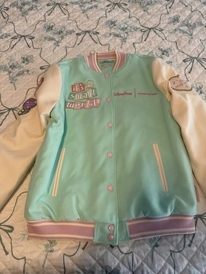 Disney Parks Stoney Clover Lane It s A Small World Varsity Jacket Size M NWT