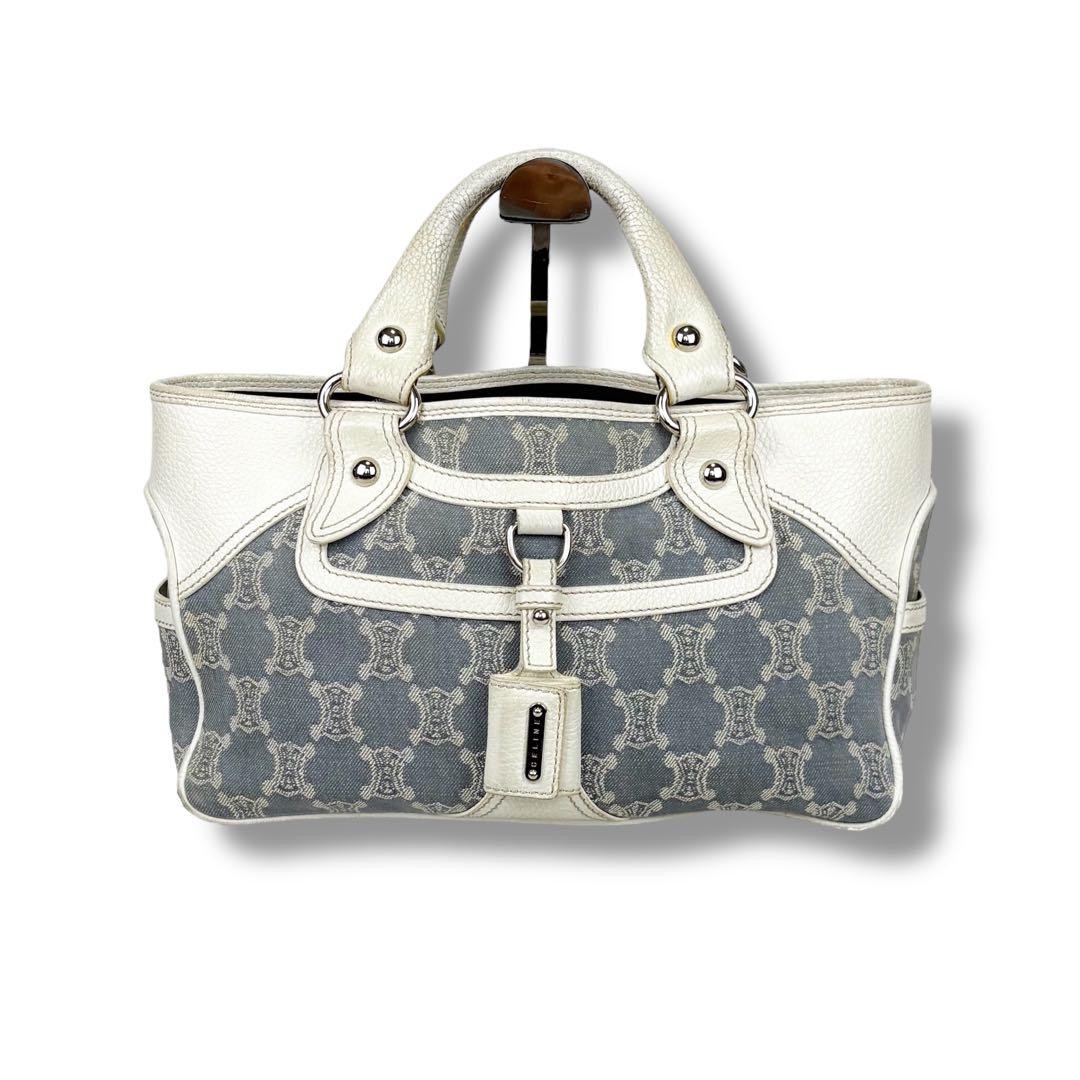 Celine Authentic Denim Blue Tote Bag G06274010