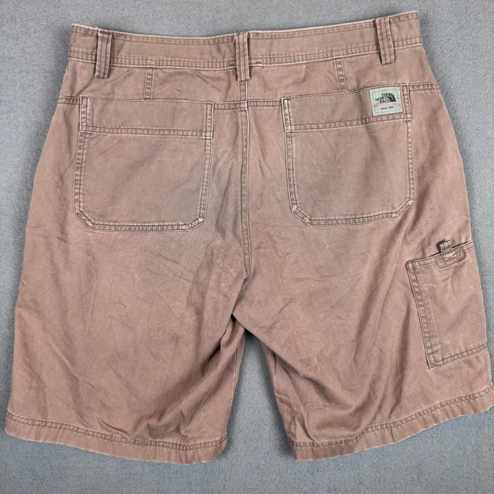 Pantalones Cortos Chinos The North Face Para Hombre Talla 34 Largos Marrón Bolsillos Exterior Frente Plano Foto 2 de 4