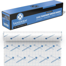 Saniderm Original Tattoo Aftercare Bandage Personal Roll, 10.2 in X 2 Yd 