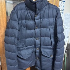 Moncler puffer jacket nero taglia 5 cappuccio manca caldo leggero