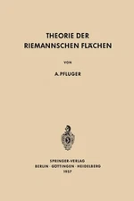Pfluger - orie der Riemannschen Flchen - New paperback or softback - X555z