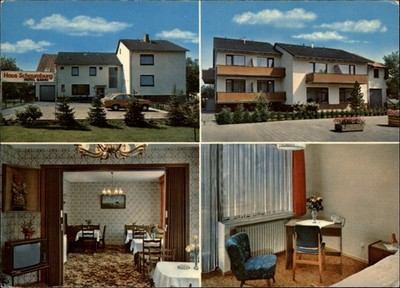 Haus Schaumburg Hotel Garni Schaumberg Weg Germany vintage postcard k761