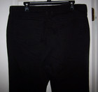NYDJ PREMIUM DENIM  BLACK CROPPED/CAPRI  JEANS SZ 14  96% COTTON  4% SPANDEX — photo 2