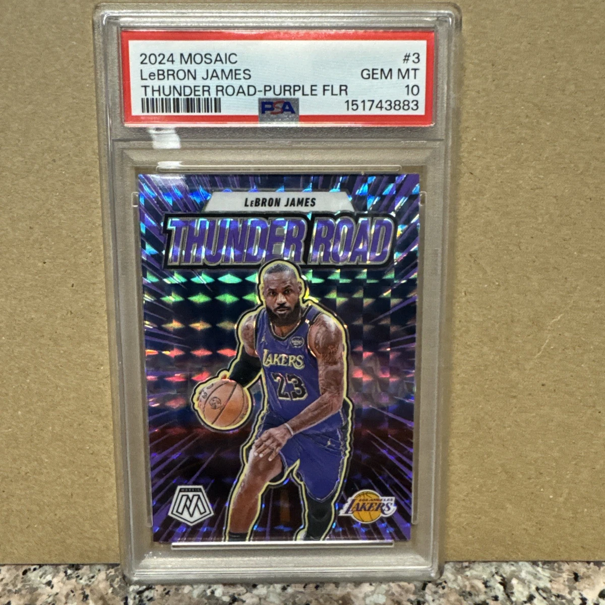 Panini LeBron James 10 Graded Basketball Sports Trading Cards