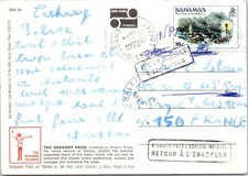 BAHAMAS  Affranchissement sur CP, cachet(s) NPAI rebut postal [REF/MA1088]