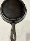 Favorite Piqua Ware Unmarked #3 Cast Iron Skillet. Ghost/Buttered Logo — photo 3