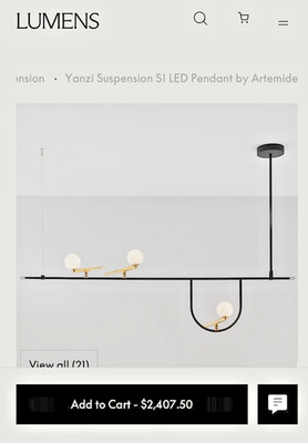 Yanzi Linear Suspension Pendant Width 61.44'', Height 12.19'' Length 24.31''