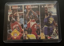 1993-94 Hoops #283 Scoring (Michael Jordan / Dominique Wilkins / Karl Malone) LL