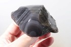 Banded Obsidian Lapidary Cabbing 7.9 oz windowed rough Lot 4c — photo 2