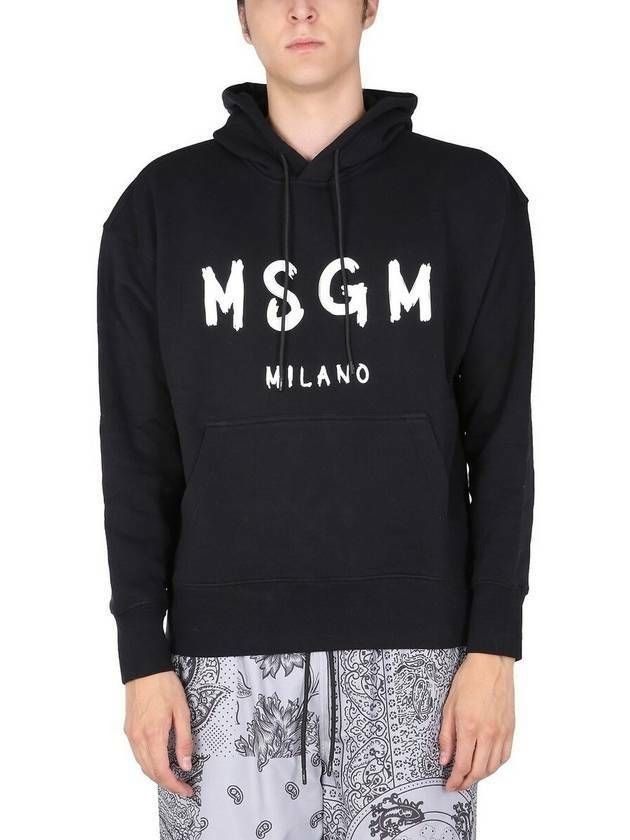 MSGM Brushed Logo Hoodie 2000MM515 200001 99 133039797 [U] image 4