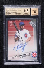 2017 Now Road to Opening Day Red 5/10 Kris Bryant BGS 9.5 GEM MINT Auto 00em
