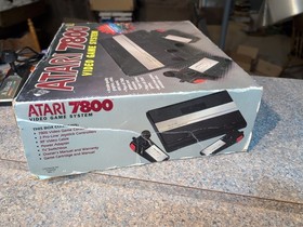 Atari 7800 Console With 15 Games In box Tested Defender Frogger Pac Man No dupes