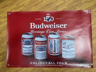 Budweiser 150th Anniversary Vinyl Banner | Celebrate 150 Years of Budweiser