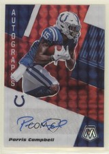 2020 Panini Mosaic Choice Fusion Red Prizm Parris Campbell #AM8 Auto rp4