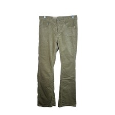 Pilcro Corduroy Pants Women 27 Sage Green Excellent Slim Straight Mid Rise