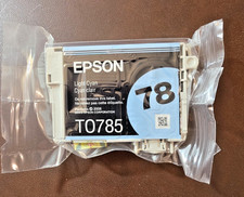 Genuine Epson 78 T078520 Light Cyan Ink Cartridge OEM Sealed in original bag