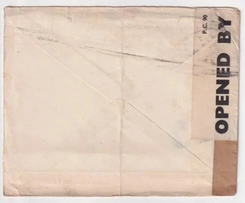 Cubierta de censor comercial Elisabethville Congo Belge Segunda Guerra Mundial a Manchester