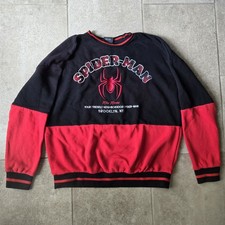 Marvel Spider-Man Miles Morales Sweatshirt Panel Crewneck Box Lunch Exclusive S