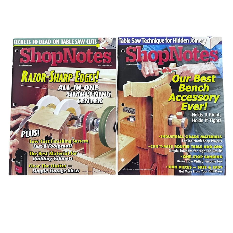 ShopNotes Magazine - Lot of 6 - Volume 20, Issues 115-120, 2011 Edition Complete - Image 2 of 4