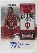 2016-17 Panini Contenders Draft Picks College Ticket Yogi Ferrell #168 Auto 1cc7