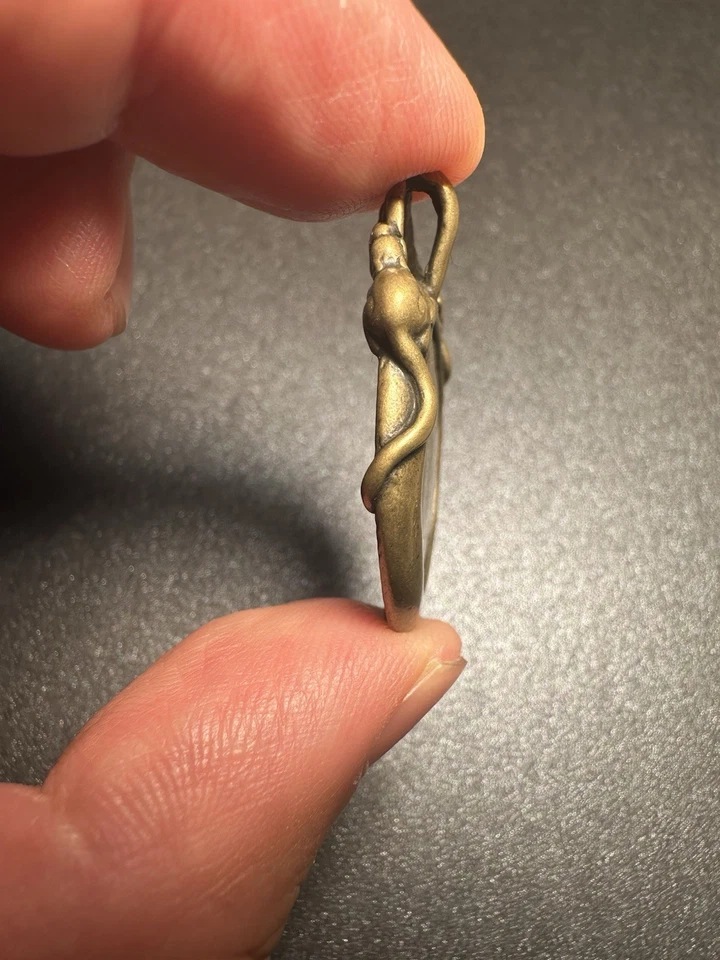 Talismán Bagua Palacio Nueve de Latón - Amuleto de Protección Feng Shui - Símbolo Taoísta Foto 4 de 4