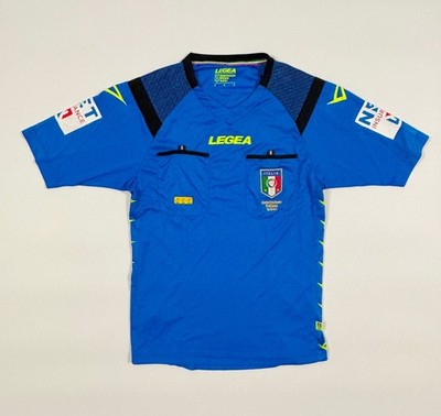 REFEREE ARBITER ITALIA ITALY FIGC SHIRT JERSEY MAGLIA LEGEA SIZE L ADULT