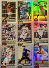 2026 Topps Series 1 Rainbow HOLO Foil Parallels (Lot of 9 cards)