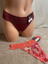 NoBo, No Boundaries , Women  s Sz Med 7-9 , Lot of 2, Thong Panties.  NEW.