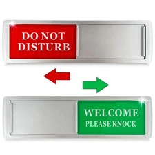 Do Not Disturb Door Hanger Sign Meeting In Progress Door Sign for Therapy Spa