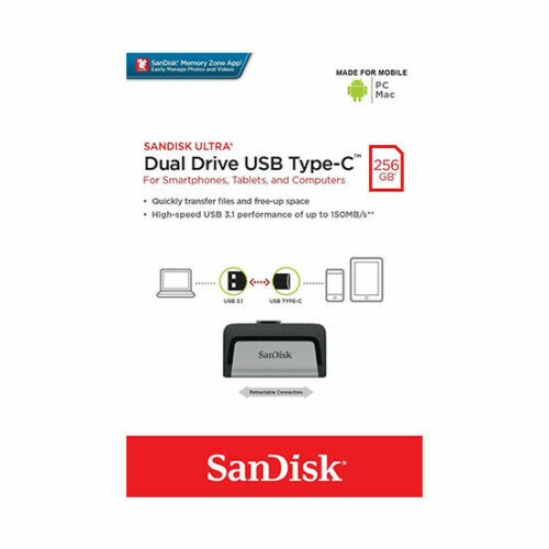 SanDisk 16GB 32GB 64GB 128GB 256GB OTG Chiavette USB 3.1 Dual TYPE-C Memoria IT - Photo 8/9