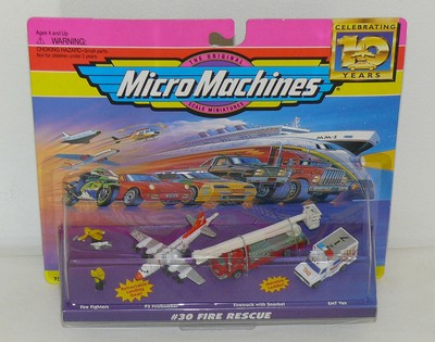 micro machines fire truck