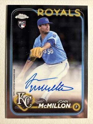 2024 Topps Chrome John McMillan Rookie Autographs On-Card Auto SP RC