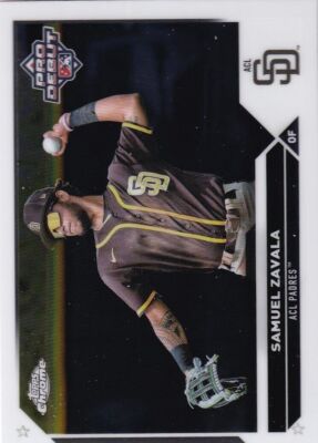 2023 Topps Pro Debut Chrome Card #PDC-65 Samuel Zavala 