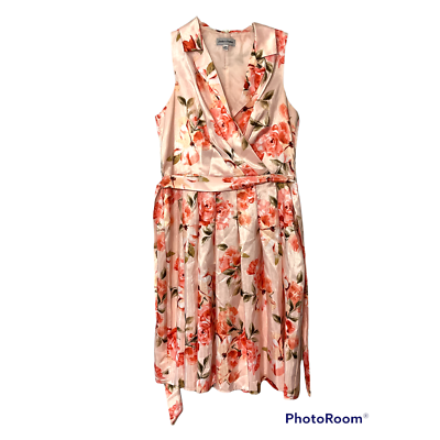 Shelby & Palmer Floral Midi Dress 14 Church Wedding Collar Neckline Fit &  Flare | eBay