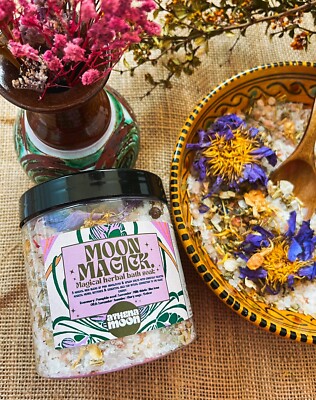 MOON MAGIC Kräuter Badesalz |Botanical Bath Soak| Apotheker | Badegeschenk