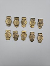 Vtg Skoal Money clips Brass Smokless Tabacco