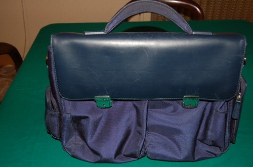Carpisa, Cartella / Borsa da lavoro, Blu navy, tessuto  sintetico/ecopelle,Usata | eBay
