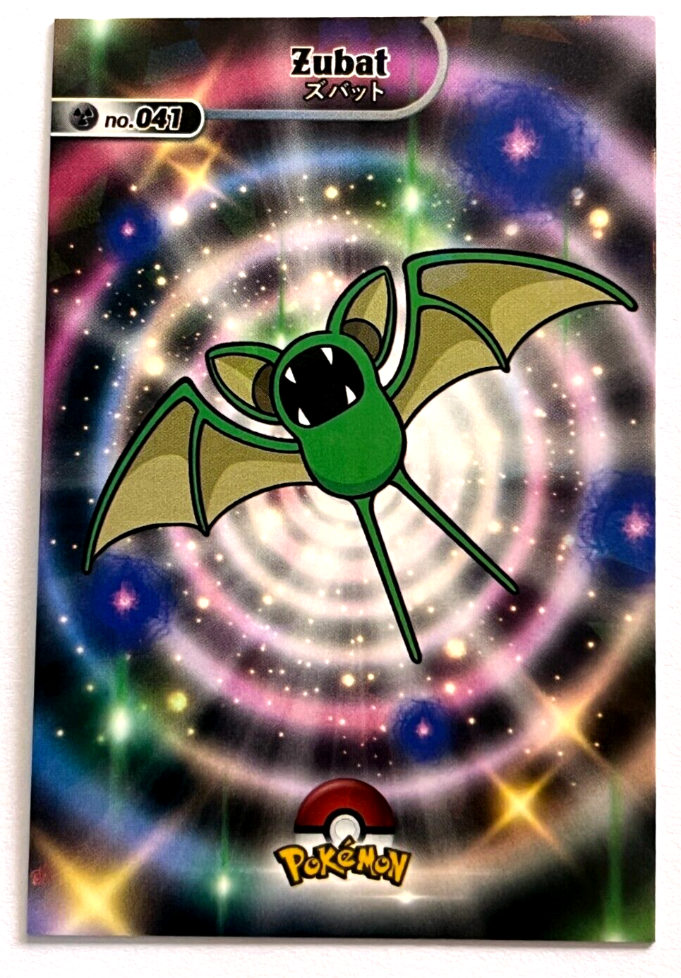 2024 POKEMON SHINY DATABASE Card #041 ZUBAT KANTO Peru Edition