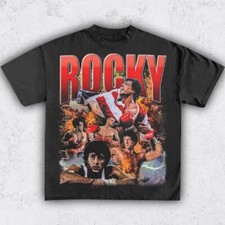ROCKY BALBOA Sport Fan Retro Graphic Bootleg T Shirt Gift for Fan S-5XL