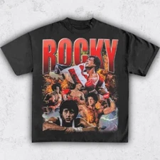 ROCKY BALBOA Sport Fan Retro Graphic Bootleg T Shirt Gift for Fan S-5XL