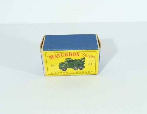 MATCHBOX LESNEY NO 64 SCAMMEL BREAKDOWN TRUCK 1960 Vintage Toy Diecast Model V8. - Bild 8 von 8